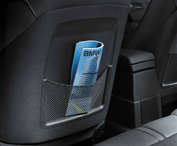 Genuine Front Seat Panel+Pocket Imitation Leather Black 52 20 3 410 303