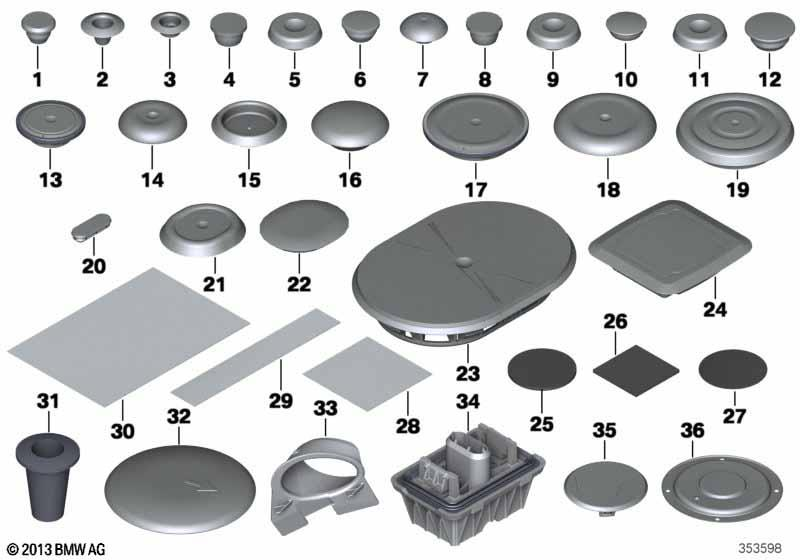 Genuine Sealing Cap Plug Jack Pad Support Lifting Platform