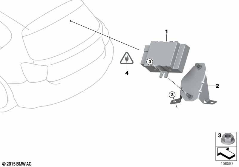 Genuine Switch Unit Roof Socket Housing 61 13 6 931 890