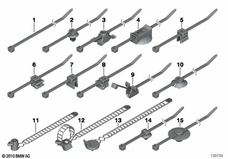 Genuine Cable Tie 119mm Long 61 13 8 357 028