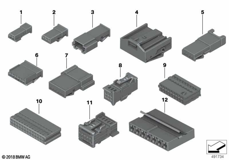 Genuine Socket Housing Repair Kit 61 13 2 359 996