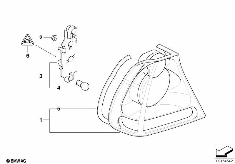 Genuine Headlight Bulb Socket/Holder+Reversing Light 63 21 6 918 926