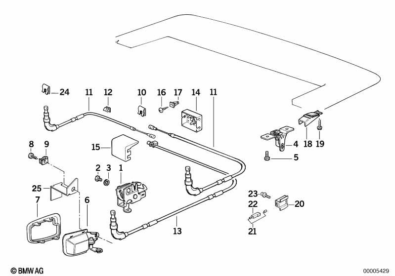 Genuine Soft Top Lid Lock Drive Motor Actuator 67 11 8 362 050