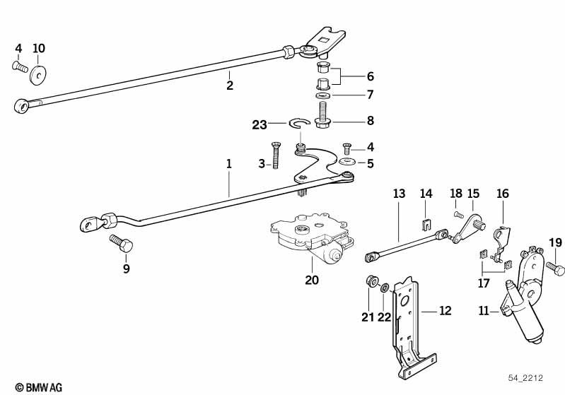 Genuine Folding Roof Top Flap Drive Motor 67 61 8 353 577