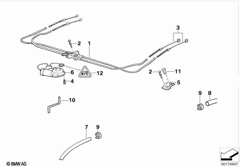 Genuine Electric Sliding Lifting Sunroof Drive Motor 67 61 8 370 823