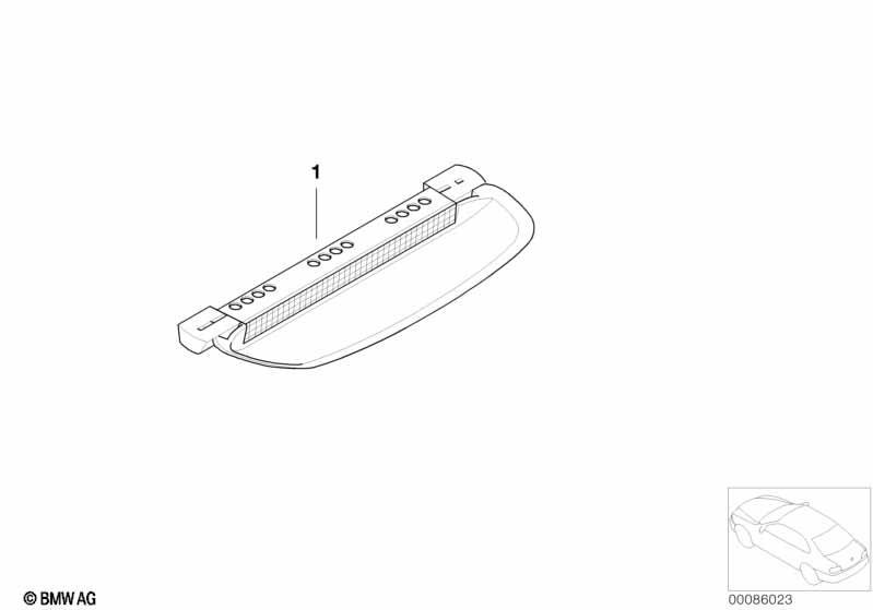 Genuine Third Stop Break Light/Lamp 63 25 6 905 492