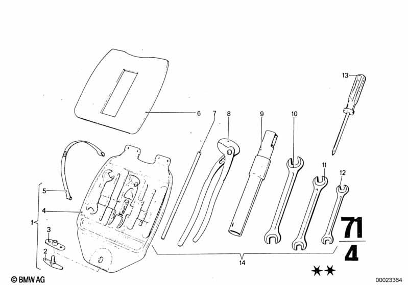 Genuine Screw Plug For Small Tool Box 71 11 1 117 440