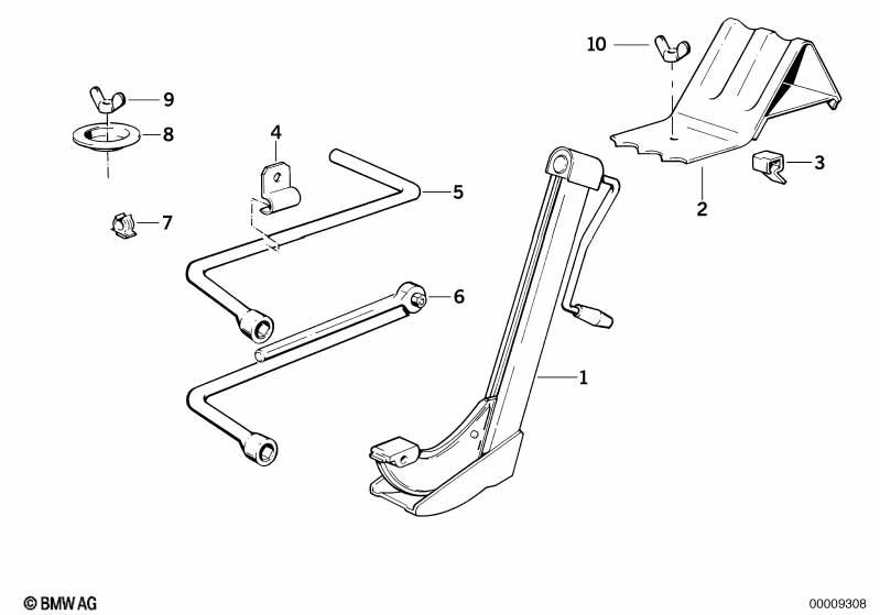 Genuine Lifting Jack Holder 12mm Diameter 71 10 1 180 443