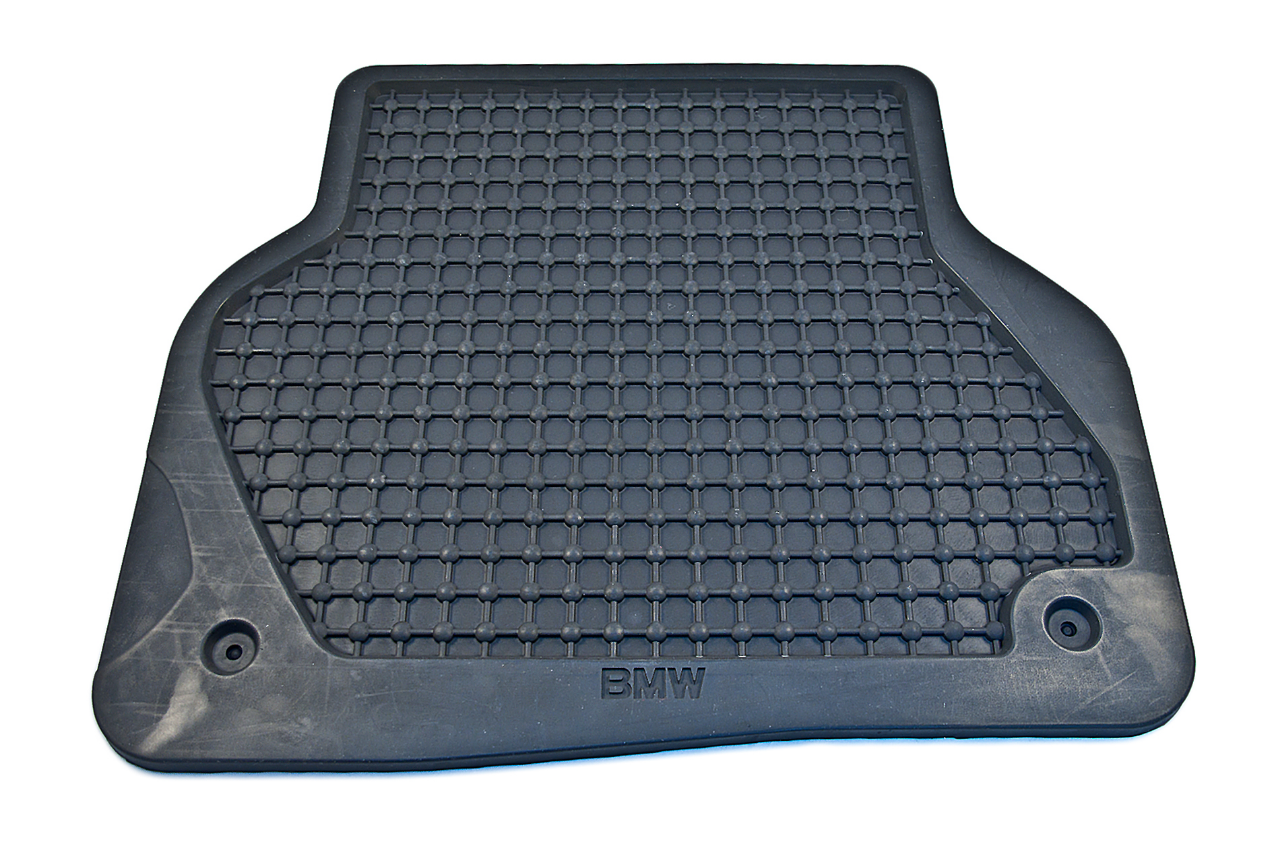 Genuine Rear Floor Mats Rubber Black 82 55 9 405 044