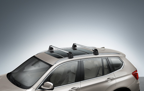 Genuine Aluminium Lockable Roof Bars Rack 82 71 2 164 870