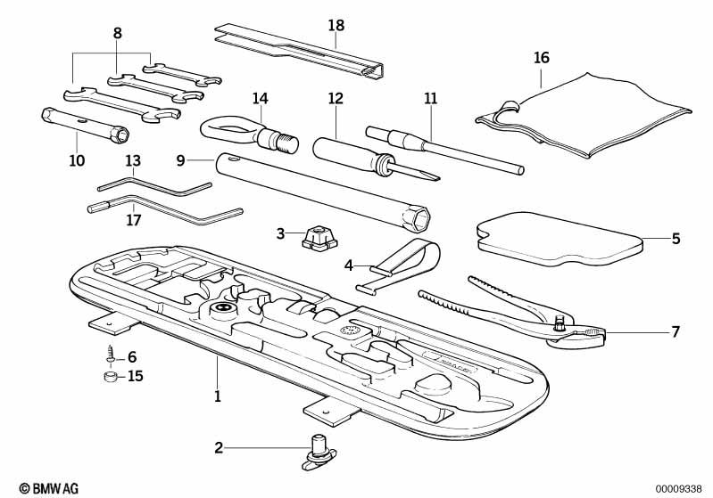 Genuine Holding Strap For Tool Box 71 11 1 181 085