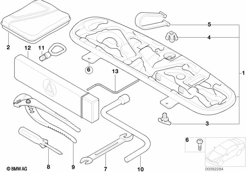 Genuine Towing Hinge 72 15 8 266 616