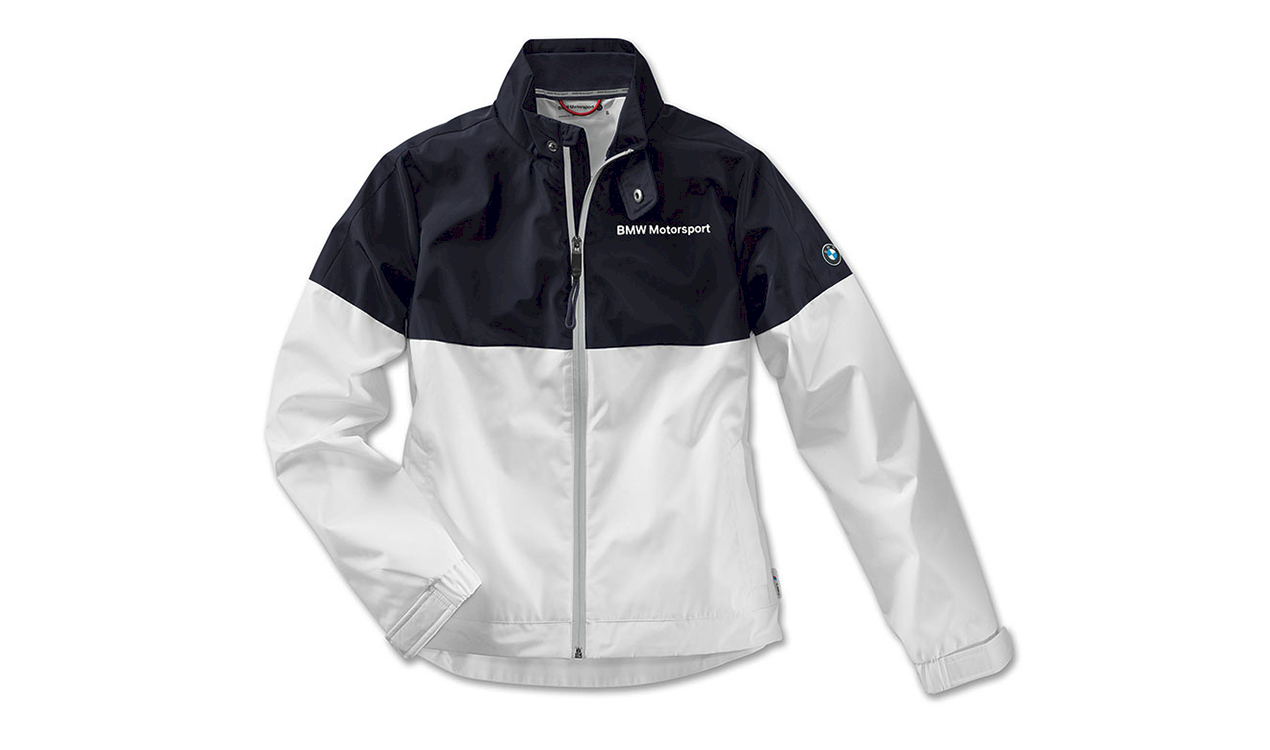 Genuine Motorsport Collection Ladies Womens Jacket Polyester White Blue