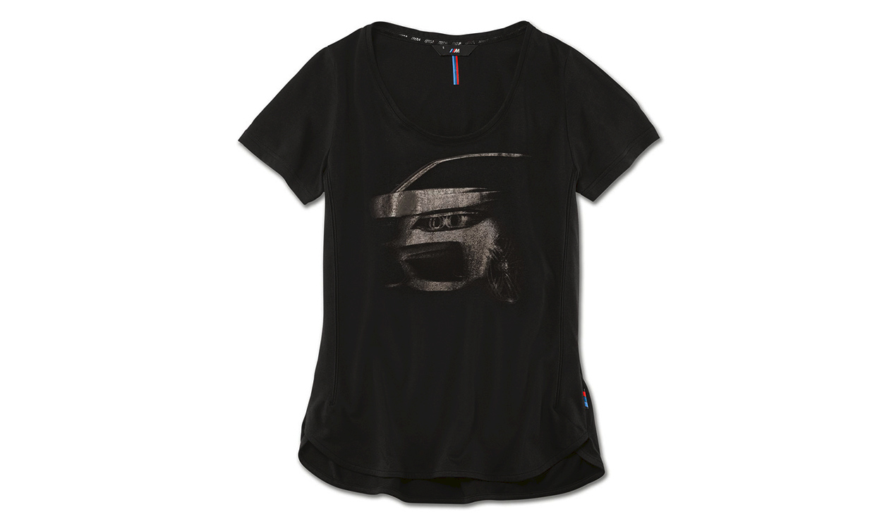 Genuine Womens Ladies M Collection Short Sleeves Graphic T Shirt Top Black