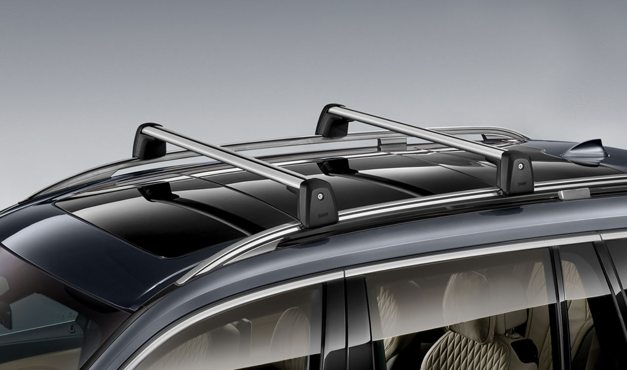 Genuine Railing Carrier System Roof Cross Bars 2 Pieces 2 Keys 82 71 2 455 808