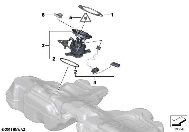 Genuine Fuel Pump Level Sensor Delivery Module 16 11 7 260 648