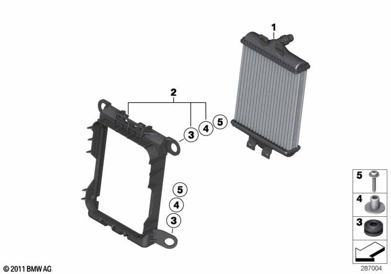 Genuine External Radiator 17 11 8 625 447