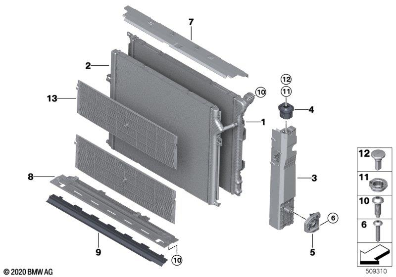 Genuine Radiator 17 11 8 741 830