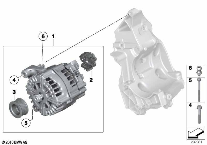 Genuine Alternator Pin 11 14 7 799 365