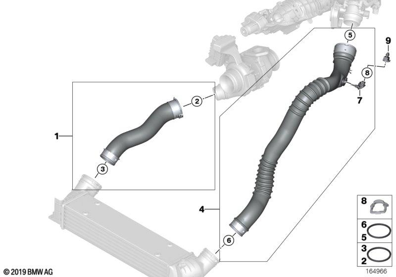 Genuine Air Duct Pre Formed Seal 11 61 7 791 470