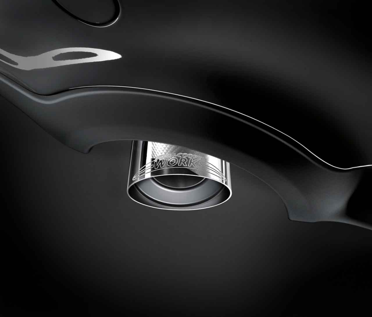 Genuine JCW Tailpipe Trim Chrome 18 30 2 151 408
