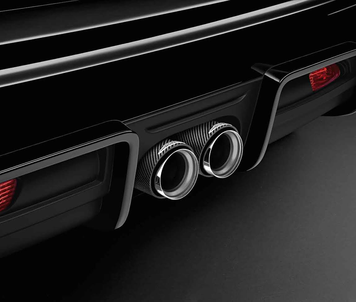 Genuine Tailpipe Trim Carbon JCW 18 30 2 349 677