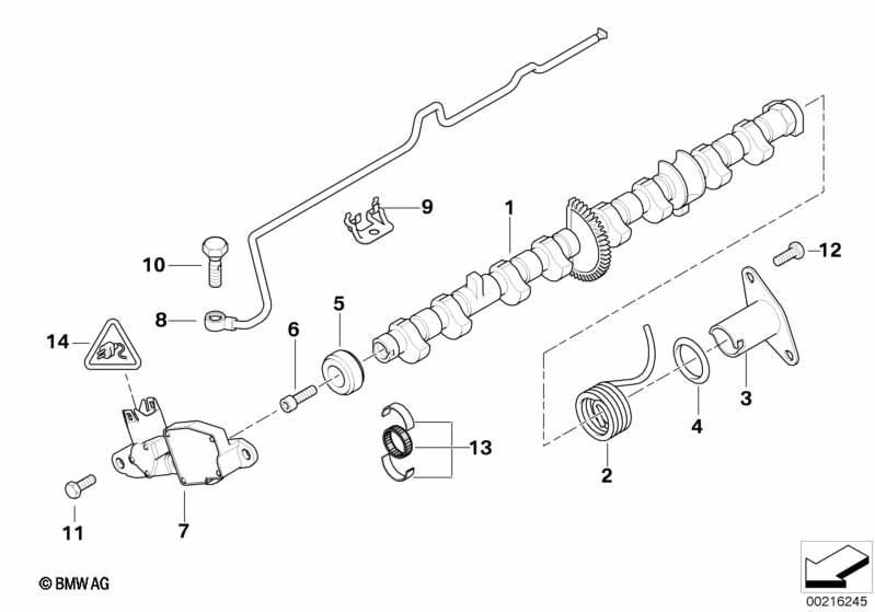 Genuine Eccentric Shaft Valve Timing Gear Sensor 11 37 7 527 016
