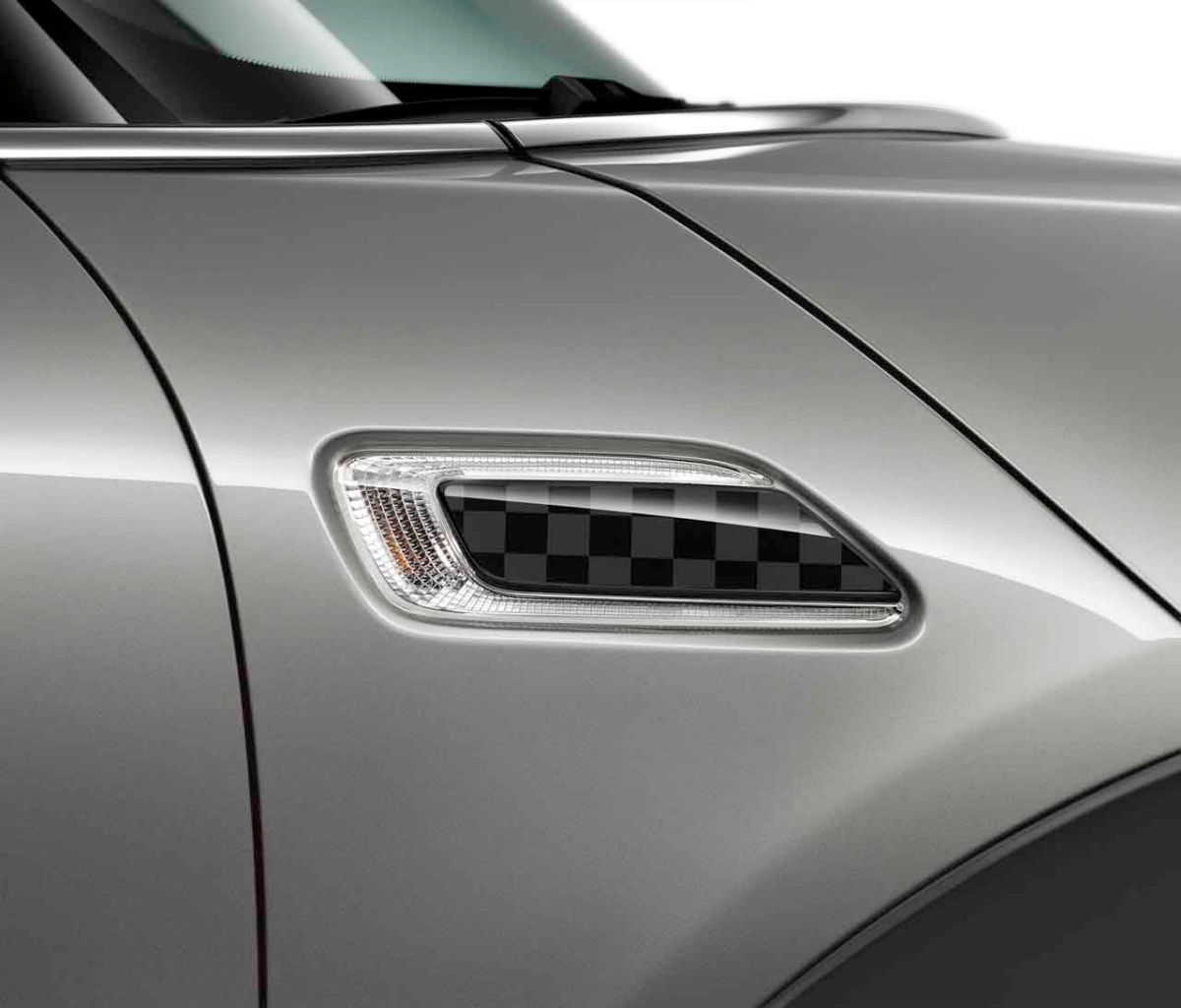 Genuine Trim Cover Set Pad Side Scuttle Checkered Black Grey 51 13 2 365 737