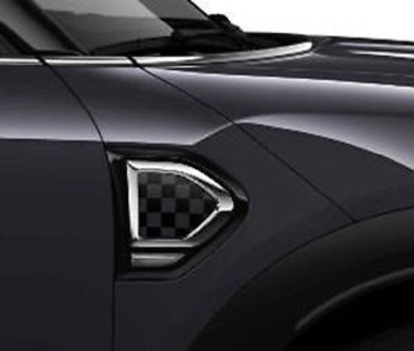 Genuine Trim Cover Set With Pad Scuttle Checkered Black/Grey 51 13 2 413 355