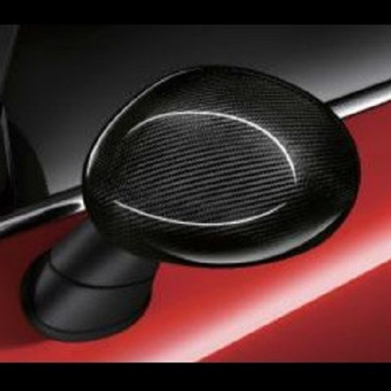 Genuine JCW Door Wing Mirror Cap Cover Carbon O/S Right Side 51 14 2 354 960