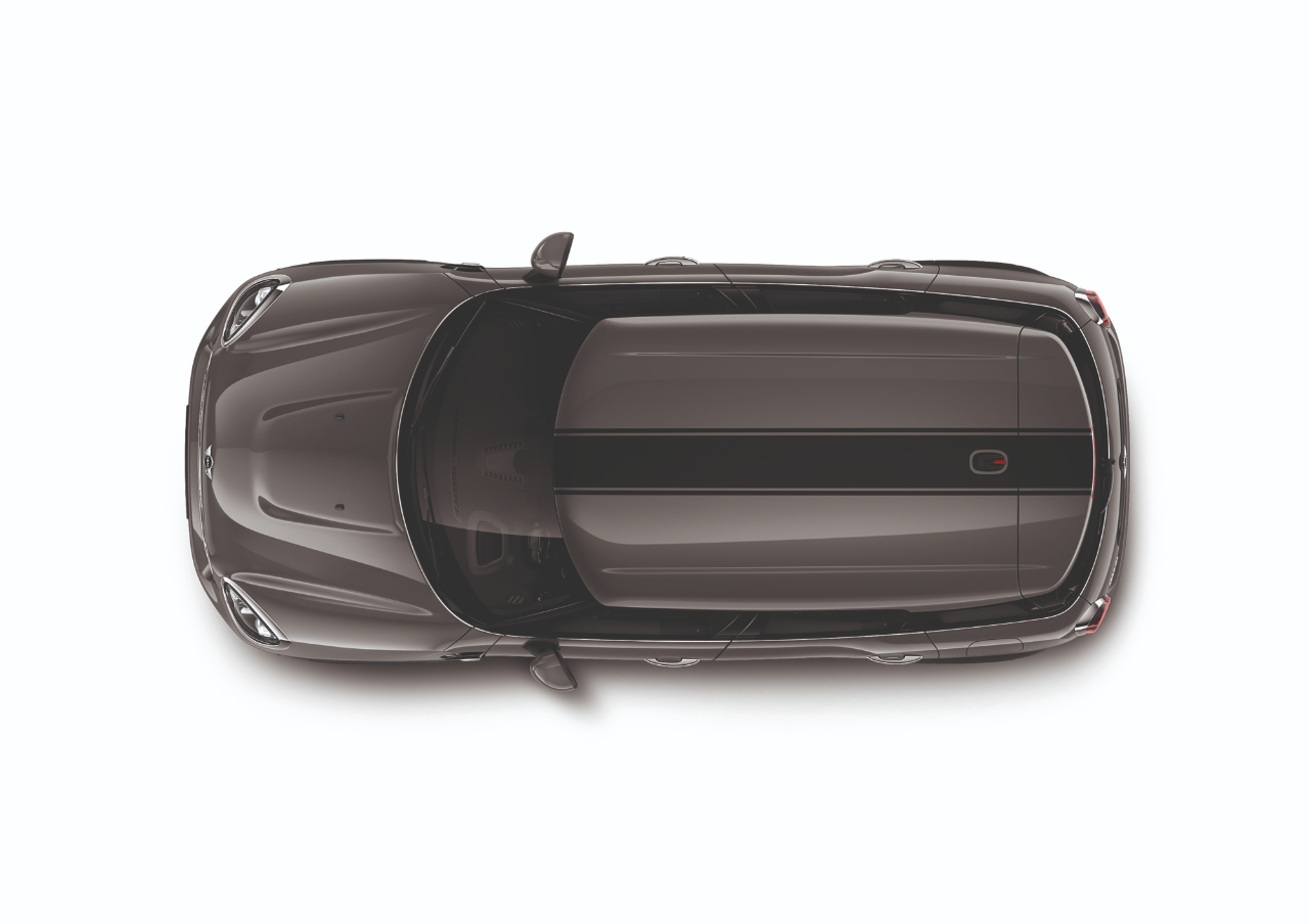 Genuine Sport Stripes Decal Adhesive Roof Set Kit - Black 51 14 2 414 407