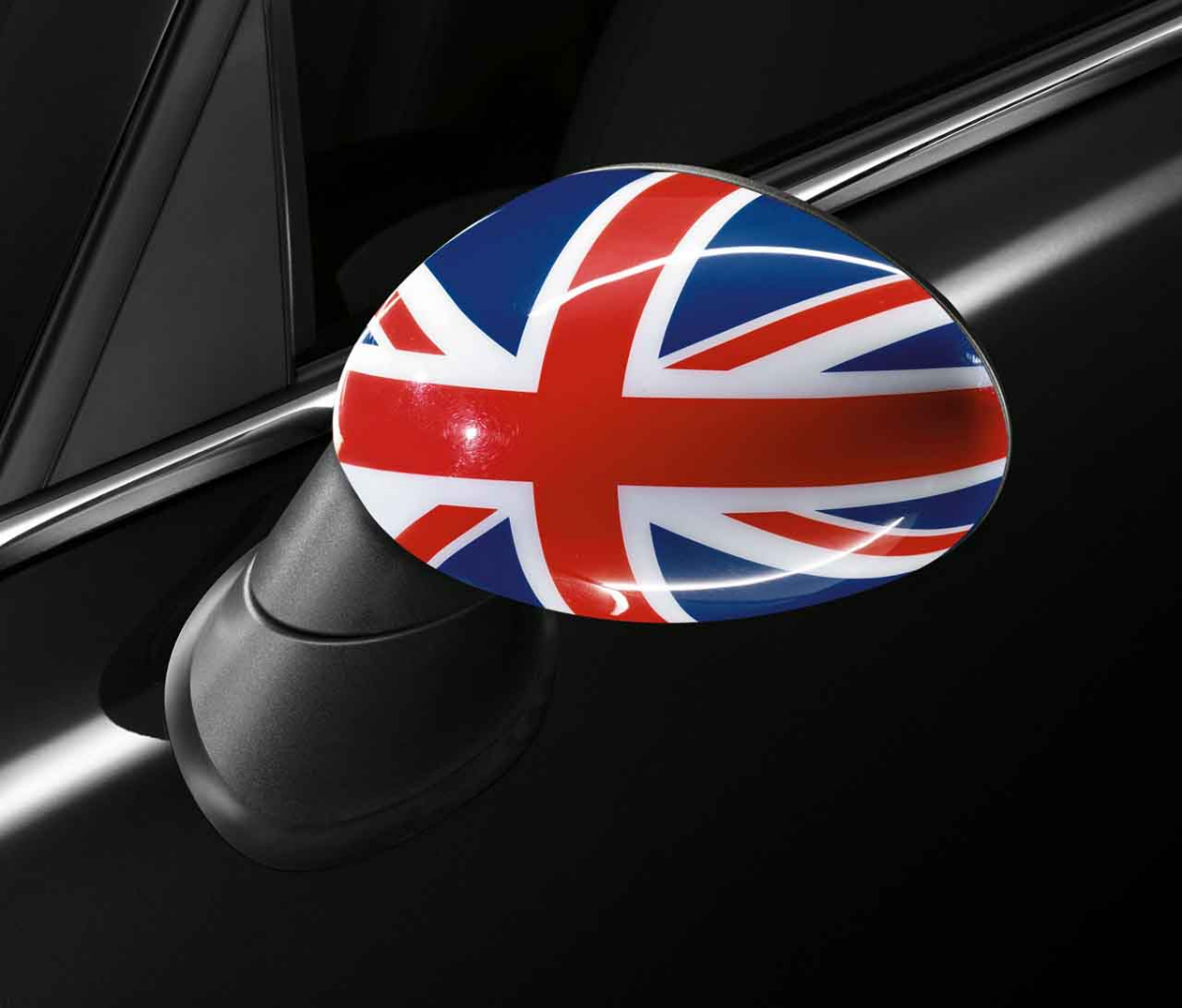 Genuine Right Driver Side O/S Wing Mirror Cover Cap Union Jack 51 16 0 415 076