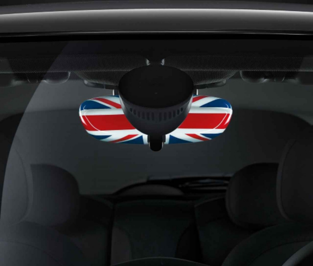 Genuine Inside Interior Rear View Mirror Cap Cover Union Jack 51 16 2 353 709