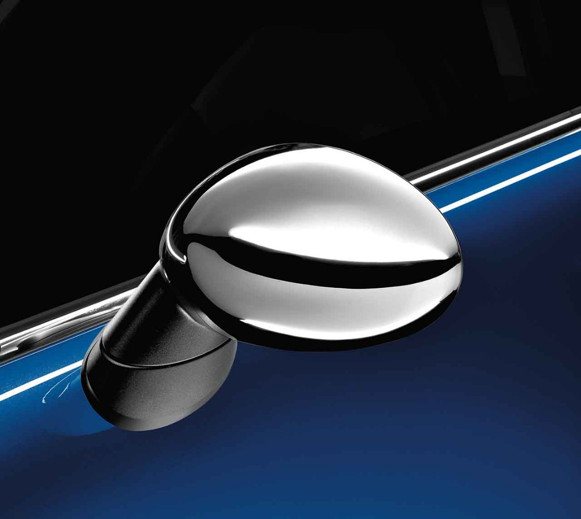 Genuine Retrofit Chrome Mirror Cap Cover Right O/S Driver 51 16 2 753 670