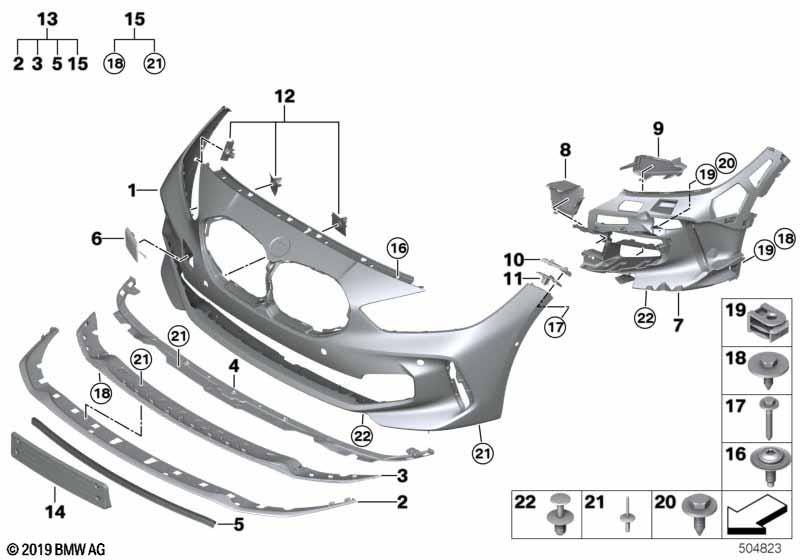Genuine Front Lower Section Spoiler 51 11 9 850 695