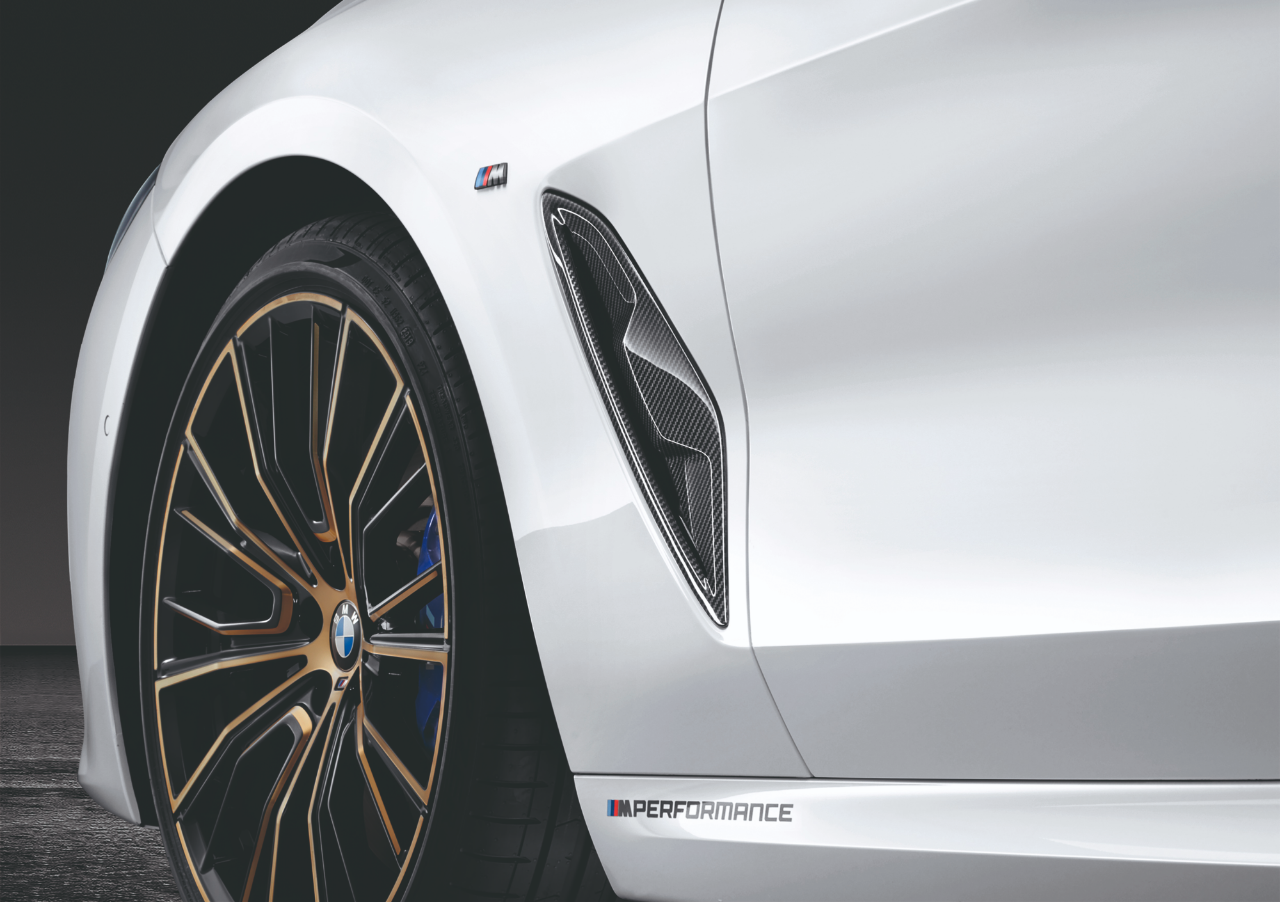 Genuine M Performance Right Air Duct Side Panel Trim Carbon 51 13 2 466 812