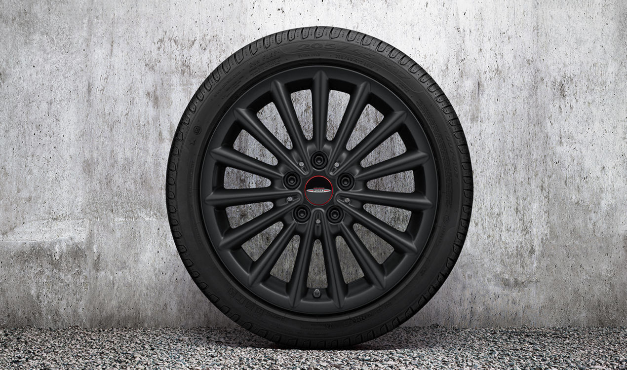 Genuine Multi Spoke Rim Tyre Set Wheel x2 Winter Jet Black 17" 36112461642