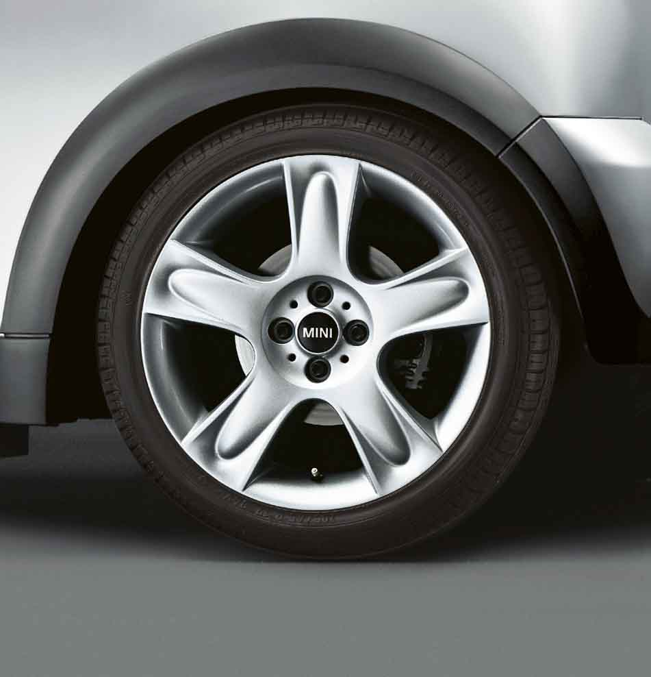 Genuine 17" Inch Light Alloy Wheel 5-Star Bullet R91 Silver 36 11 6 763 299