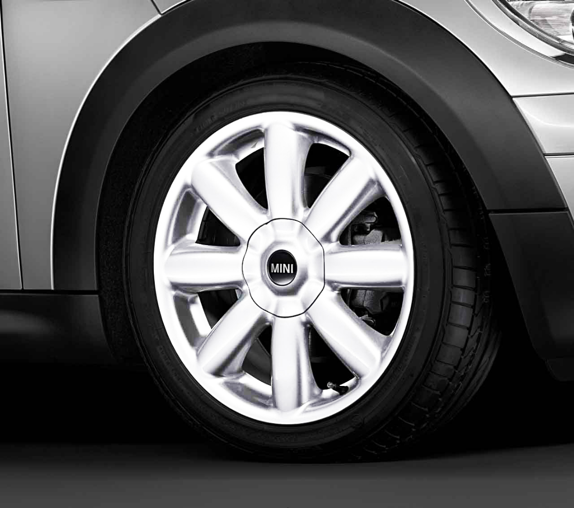 Genuine 17" Inch Light Alloy Wheel Crown Spoke R104 White 36 11 6 769 412