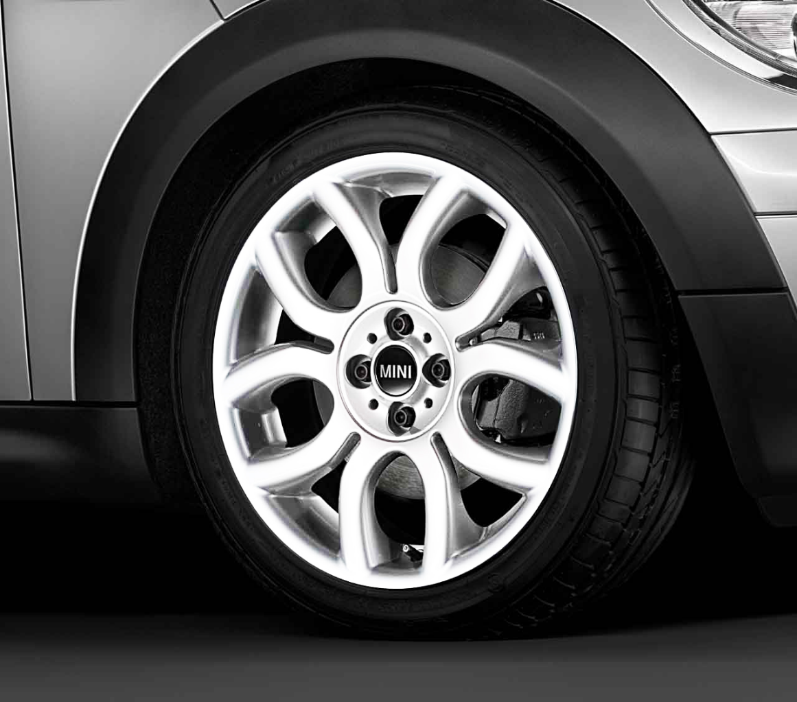 Genuine 17" Inch Light Alloy Wheel Flame-Spoke R97 White 36 11 6 775 801