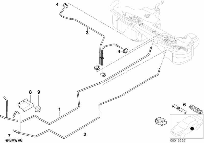 Genuine Fuel Feed Return Line