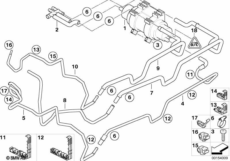 Genuine Fuel Tank Return Line Front