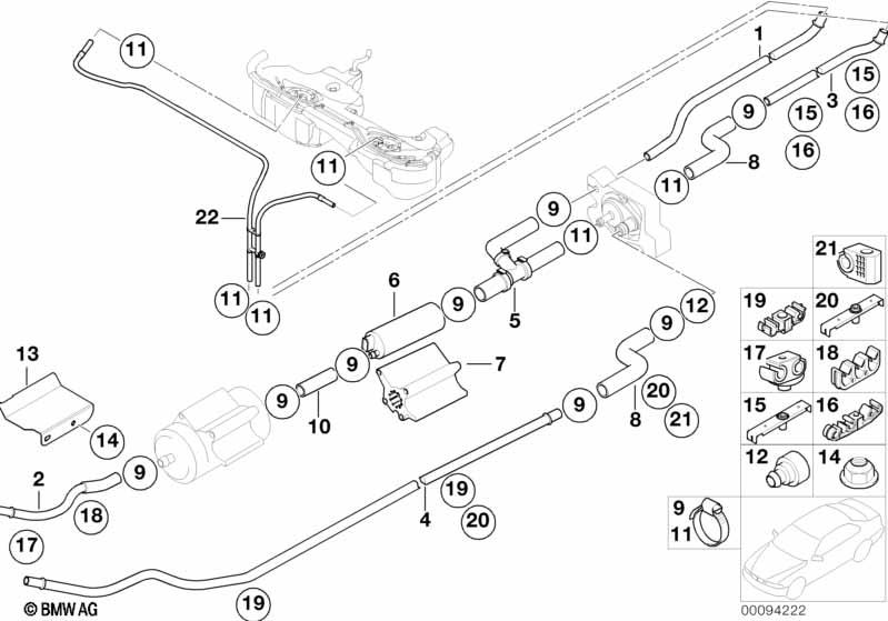 Genuine Fuel Pipe Feed Line Rear 16 12 7 175 994
