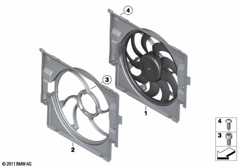 Genuine Fan Shroud Screw