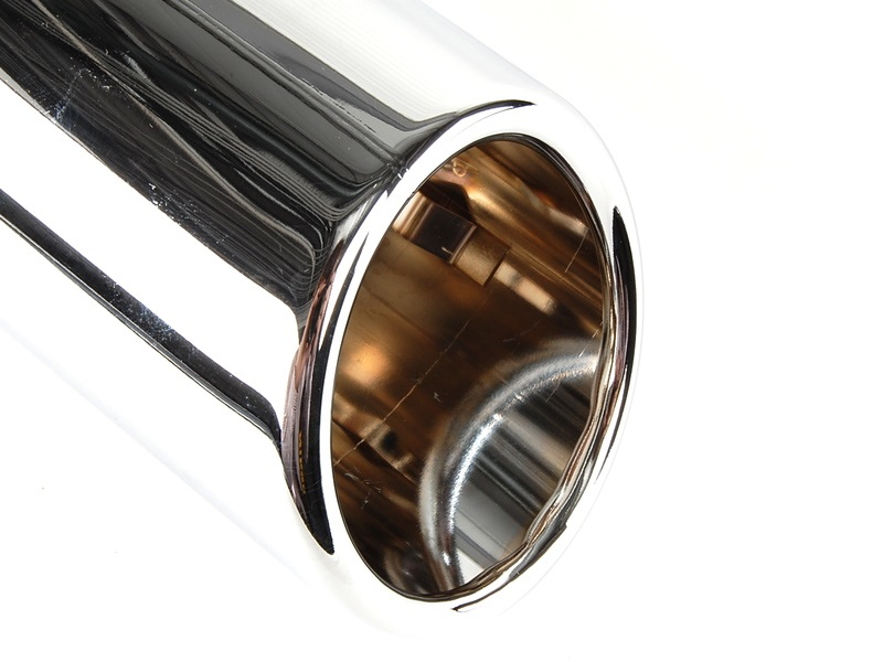 Genuine Exhaust Tailpipe Tip Cover Trim Chrome