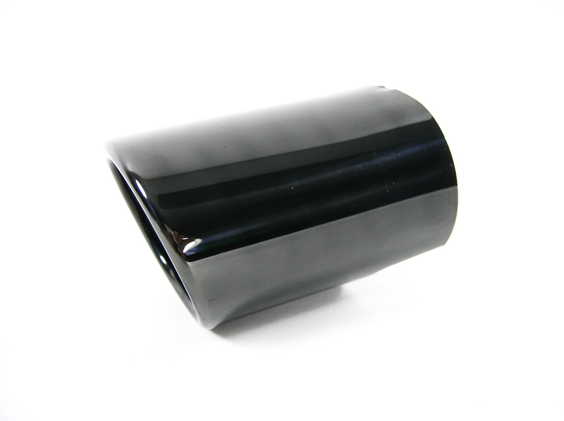 Genuine Exhaust Tailpipe Cover Trim Tip End Black Crome 18 10 7 503 584