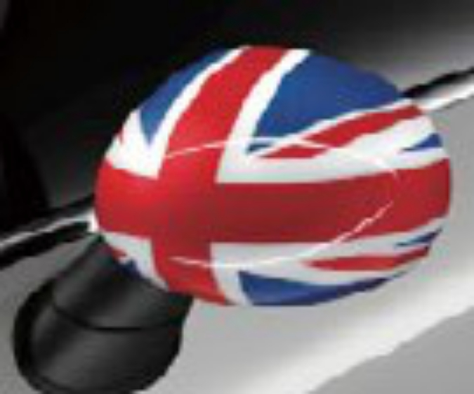 Genuine Left N/S Door Wing Mirror Cover Cap Union Jack Design 51 14 2 354 913
