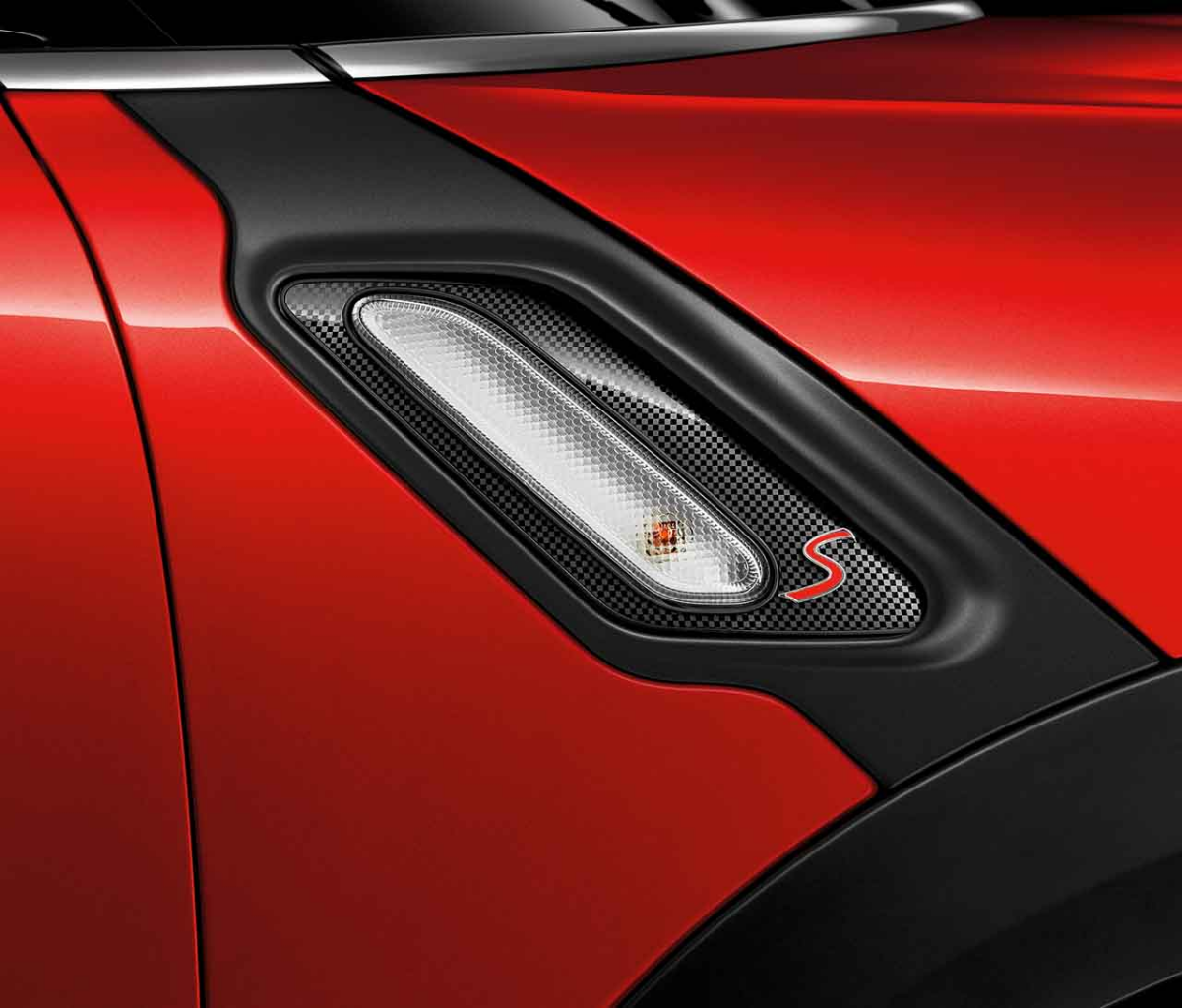 Genuine Left Side Turn Indicator Trim Black Chequered 51 13 9 807 463
