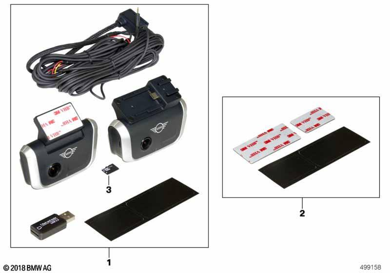 Genuine Advanced Car Eye 2.0 Basis UK THA Rear View Camera 66 21 5 A38 DC3
