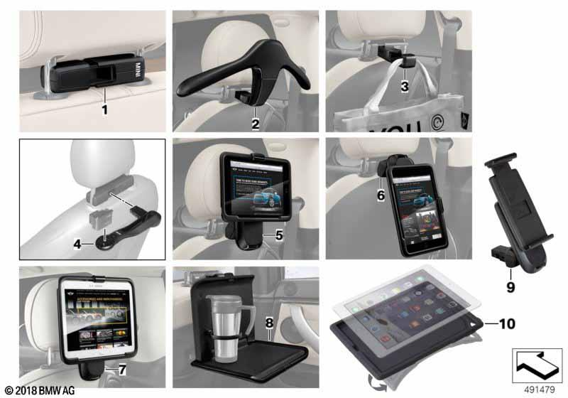 Genuine Car Holder Stand Cradle For Apple iPad Air 1" 2" 51 95 2 409 875